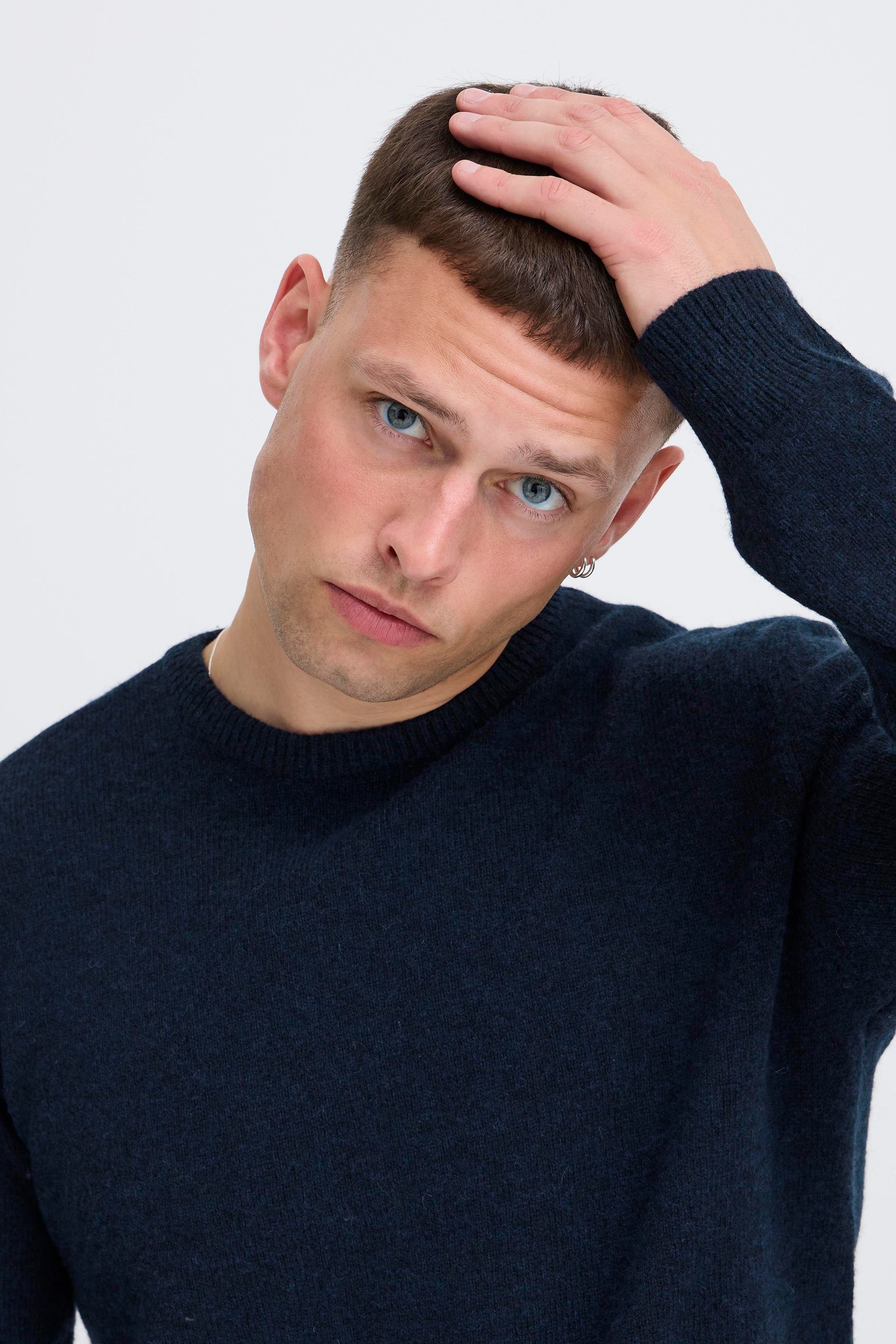 Blend - Knit Branko - Salute Melange (Blauw)