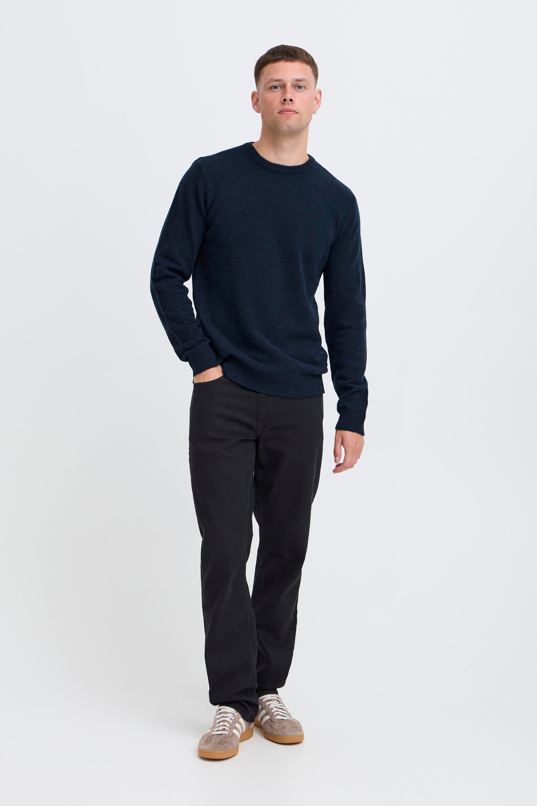 Blend - Knit Branko - Salute Melange (Blauw)