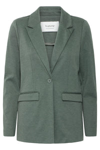 B.young - Long Blazer Rizetta - Green Gables Melange