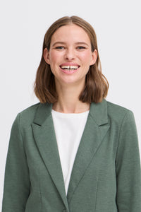 B.young - Long Blazer Rizetta - Green Gables Melange