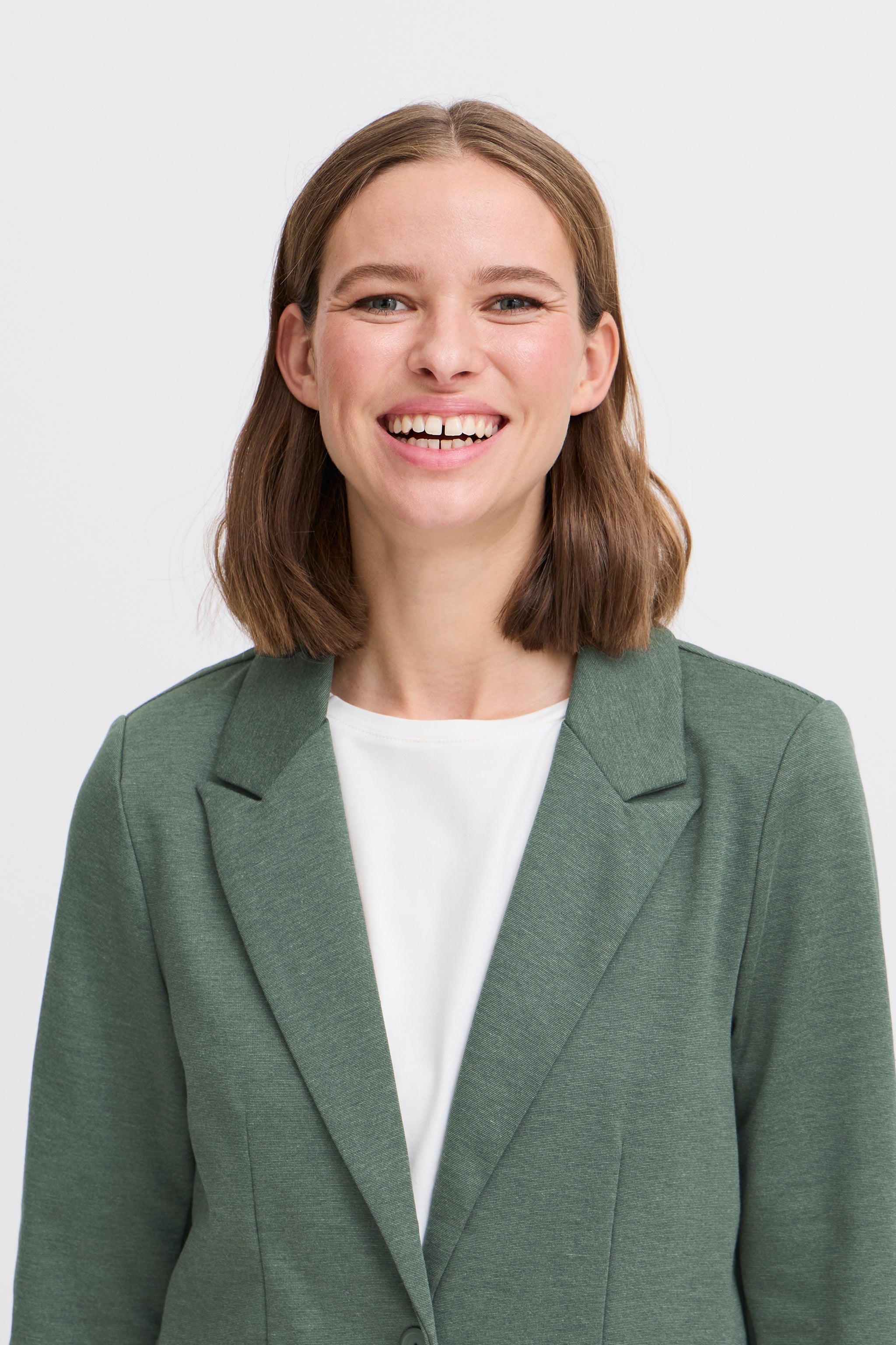 B.young - Long Blazer Rizetta - Green Gables Melange