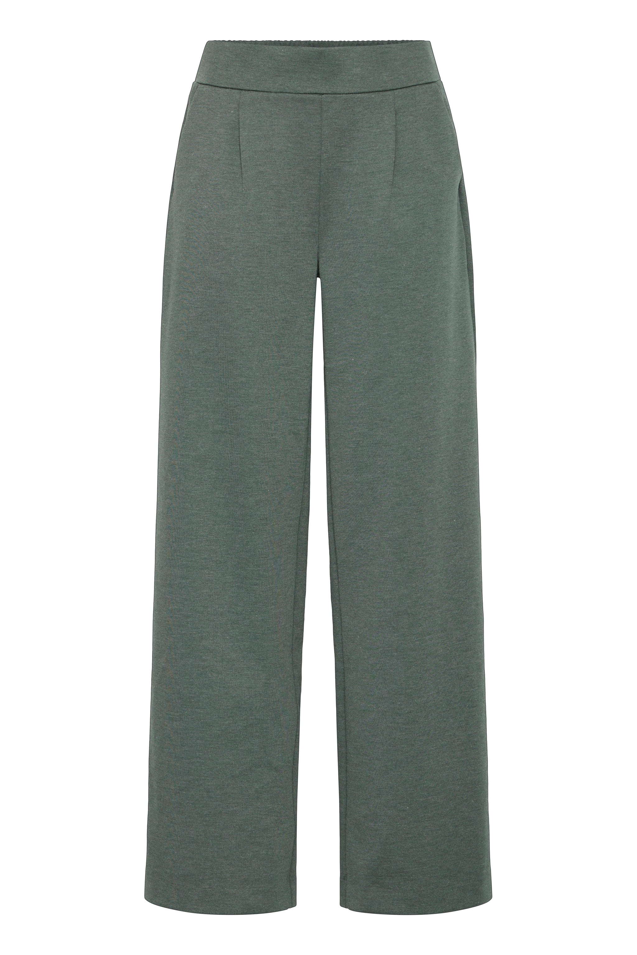B.young - Rizetta Wide Pants - Green Gables Melange