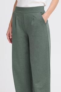 B.young - Rizetta Wide Pants - Green Gables Melange