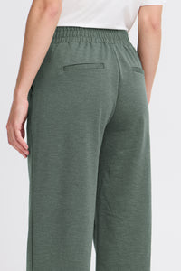 B.young - Rizetta Wide Pants - Green Gables Melange