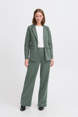 B.young - Rizetta Wide Pants - Green Gables Melange