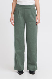 B.young - Rizetta Wide Pants - Green Gables Melange