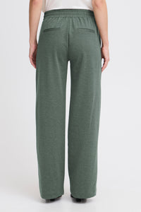 B.young - Rizetta Wide Pants - Green Gables Melange