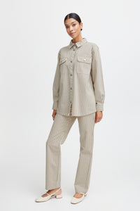 B.young - Limo Shirt Jacket - Birch Mix
