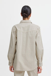 B.young - Limo Shirt Jacket - Birch Mix