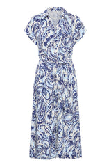 B.young - Dress Joella - Blue Paisley