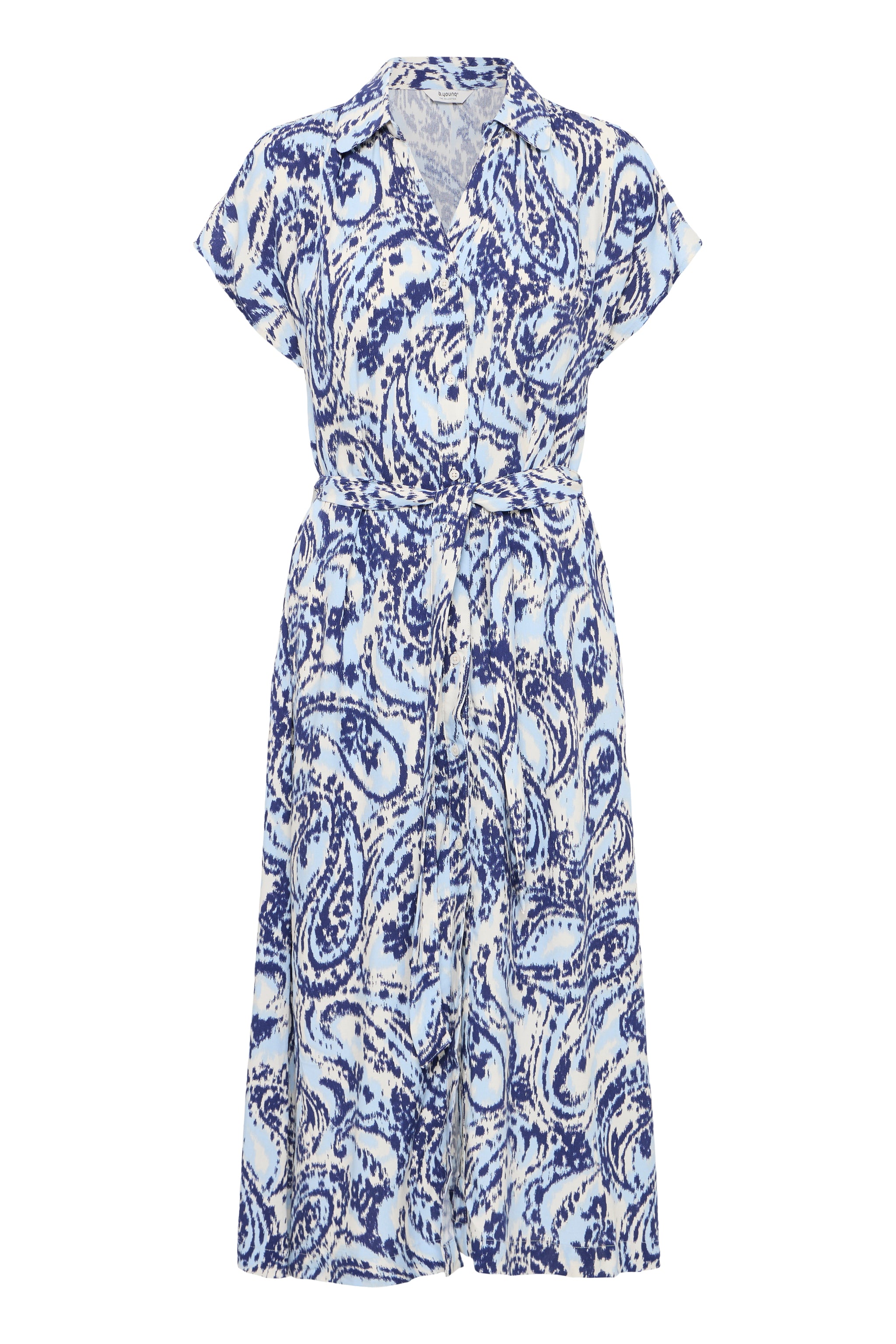 B.young - Dress Joella - Blue Paisley