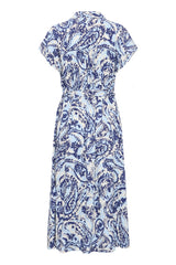 B.young - Dress Joella - Blue Paisley