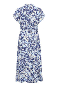 B.young - Dress Joella - Blue Paisley
