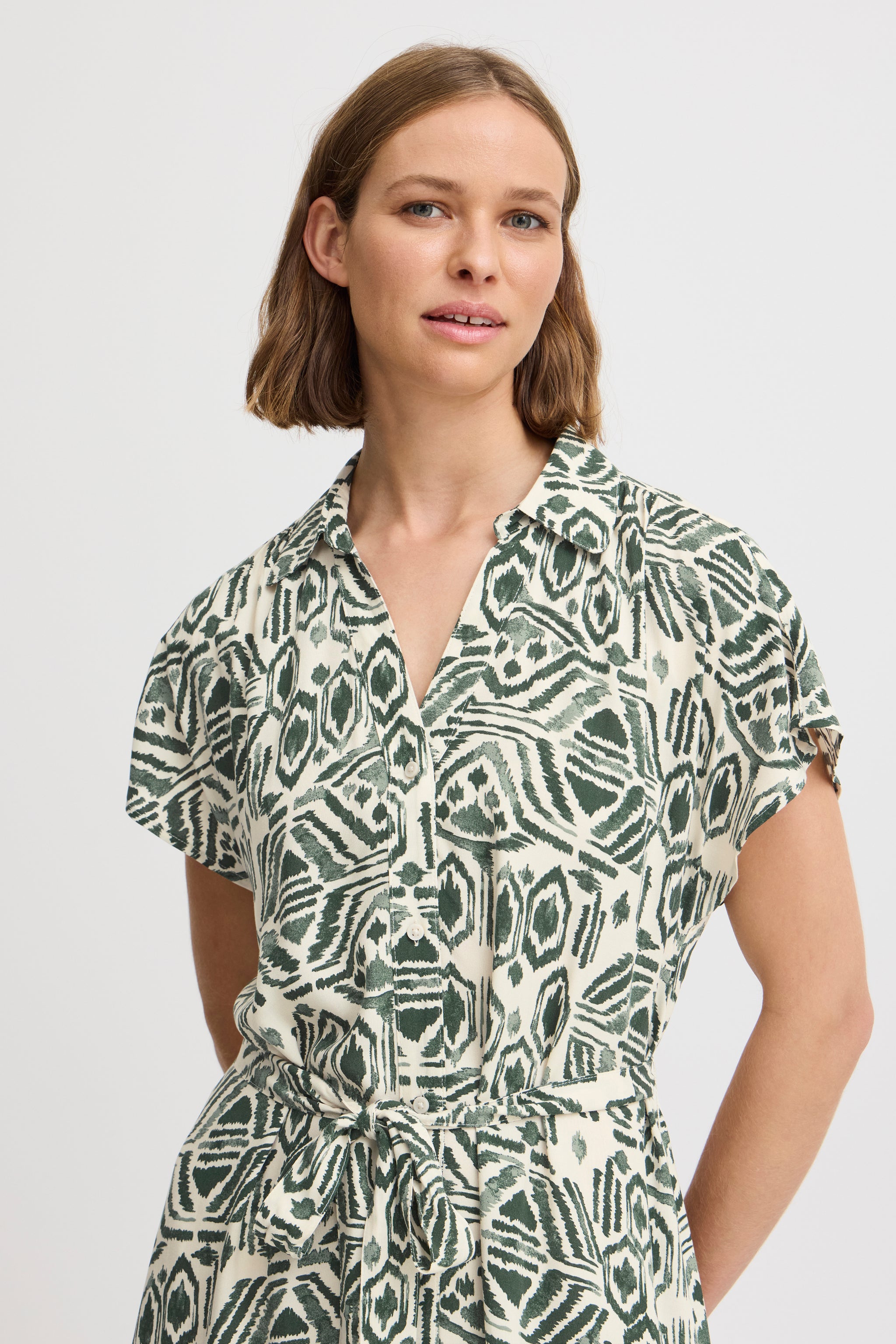 B.young - Dress Joella - Ethnic Sea Spray