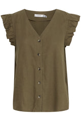 B.young - Shirt Falakka - Green