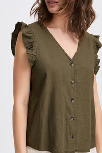 B.young - Shirt Falakka - Green