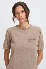 B.young - Tshirt Solko - Walnut