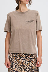 B.young - Tshirt Solko - Walnut