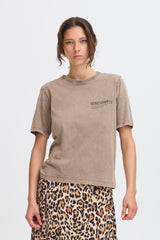 B.young - Tshirt Solko - Walnut