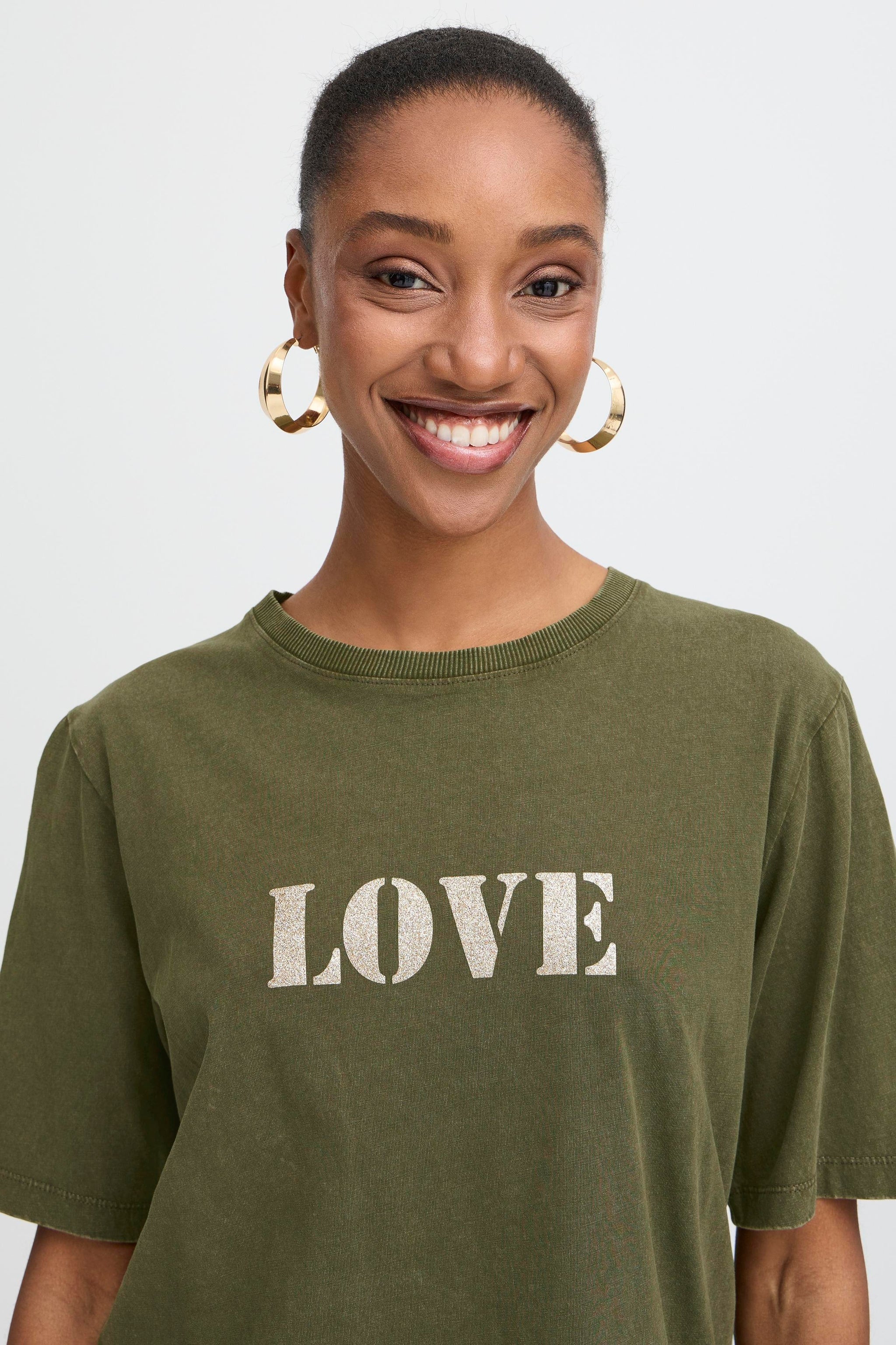 B.young - Tshirt Solko - Grape Leaf
