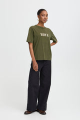 B.young - Tshirt Solko - Grape Leaf