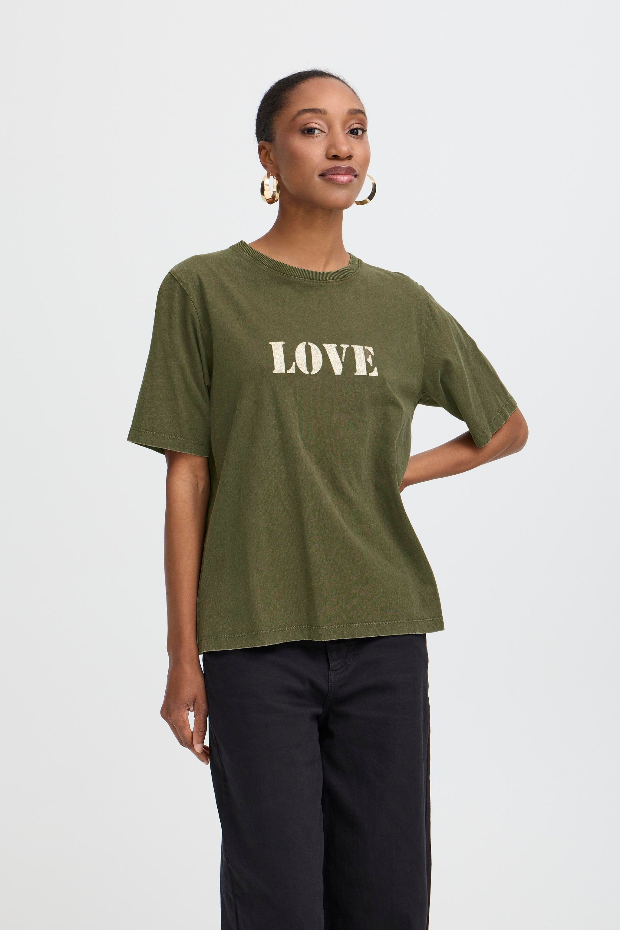 B.young - Tshirt Solko - Grape Leaf