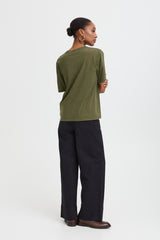 B.young - Tshirt Solko - Grape Leaf