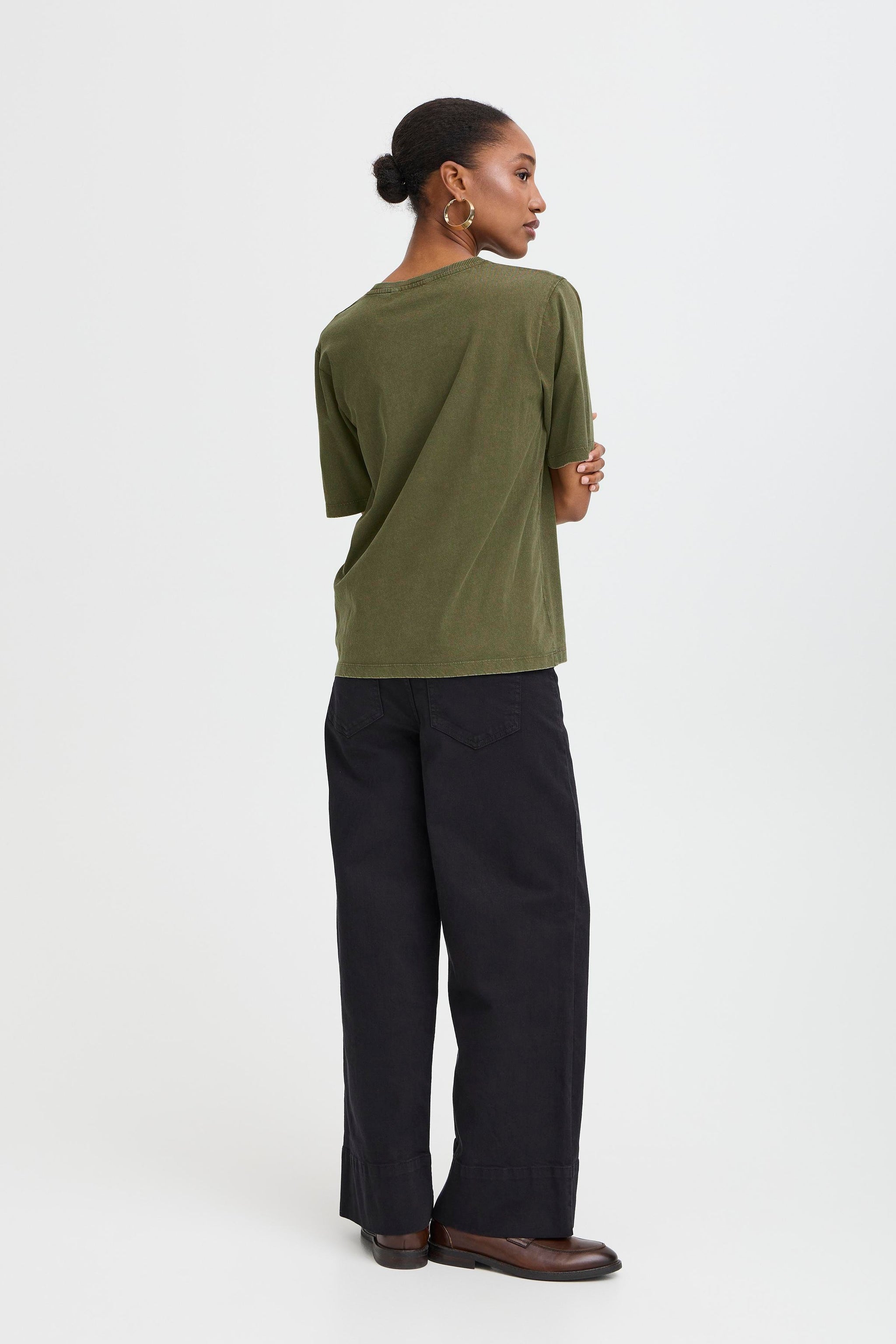 B.young - Tshirt Solko - Grape Leaf