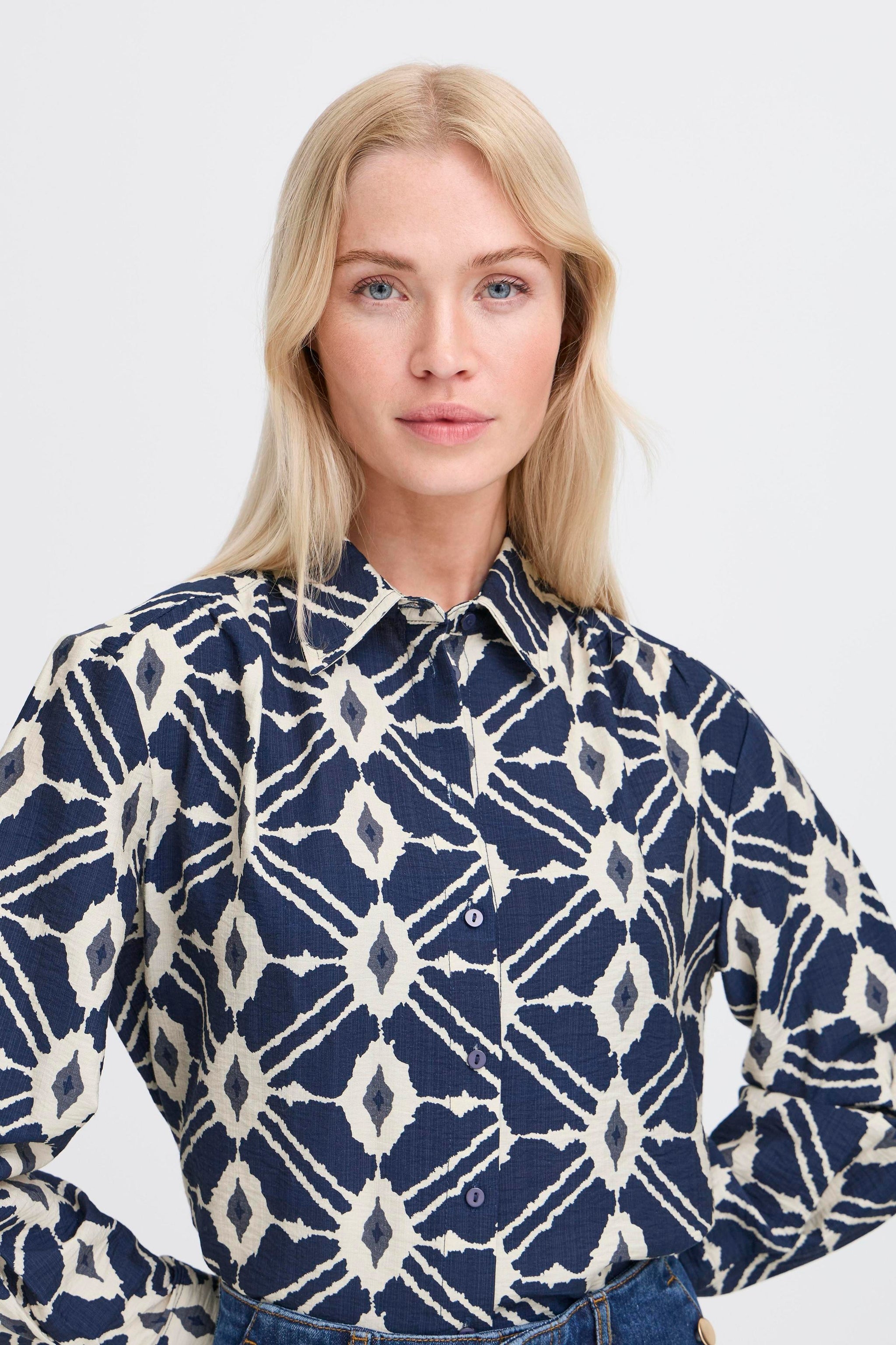 B.young - Shirt Ikaia - Navy Blazer