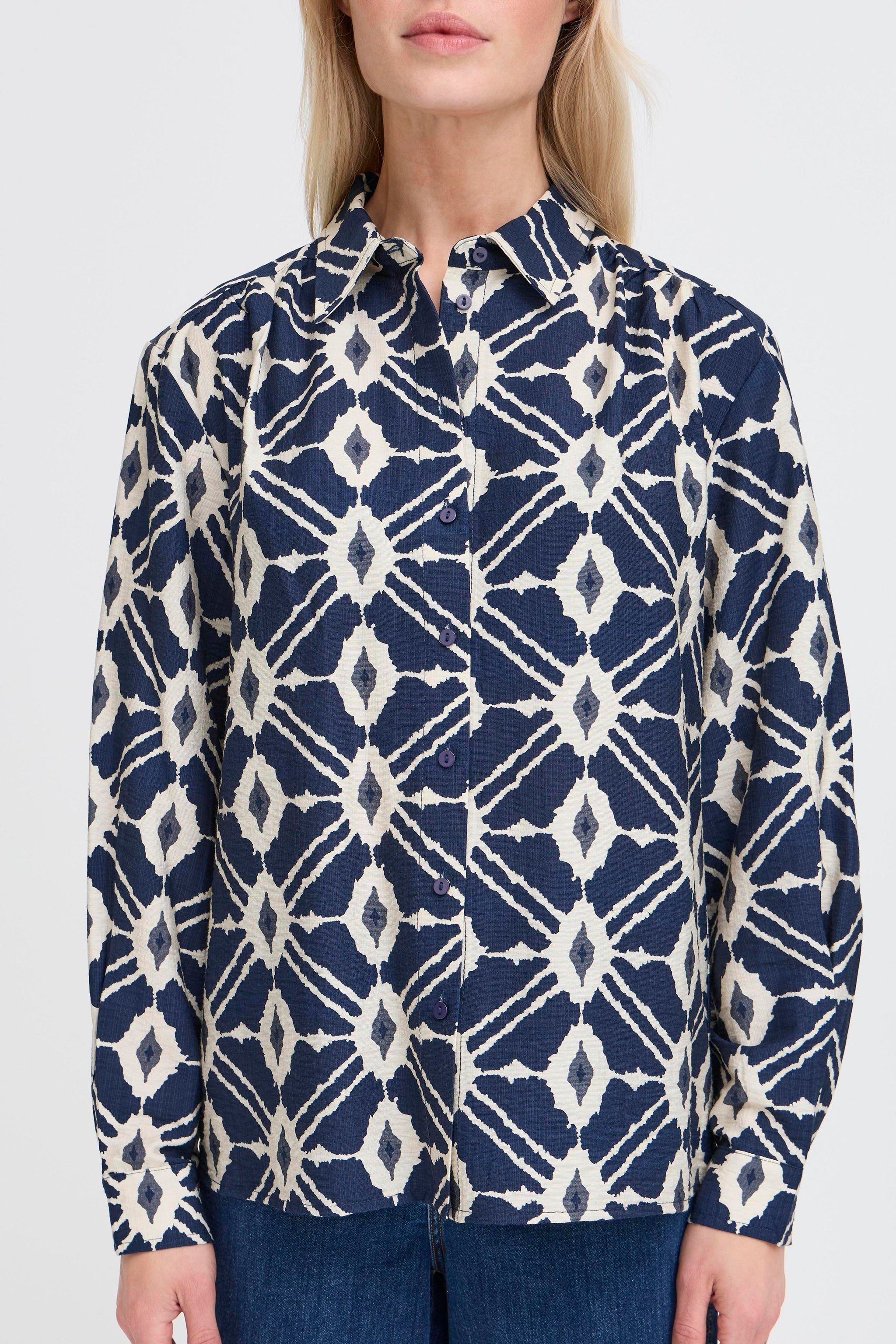 B.young - Shirt Ikaia - Navy Blazer