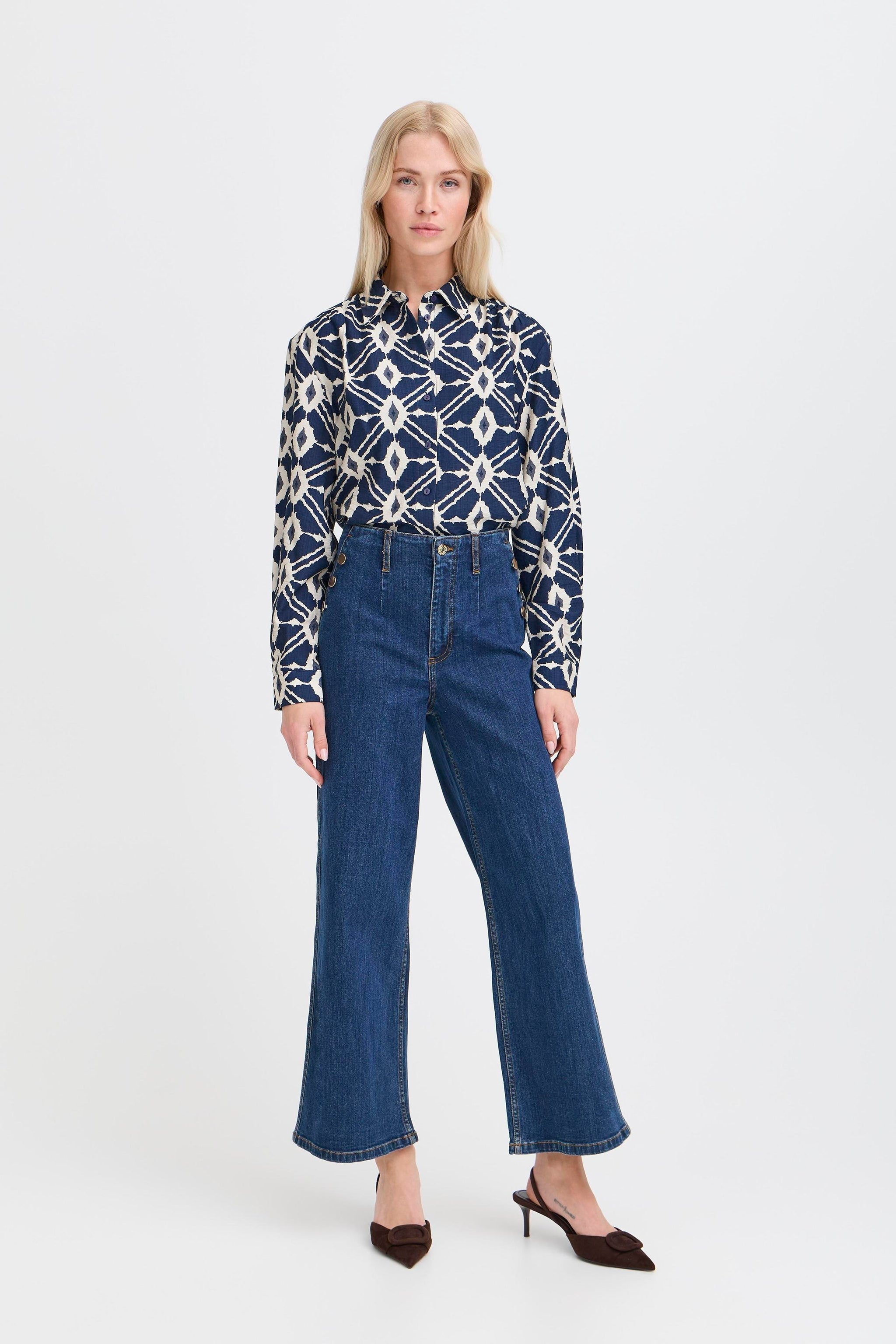 B.young - Shirt Ikaia - Navy Blazer