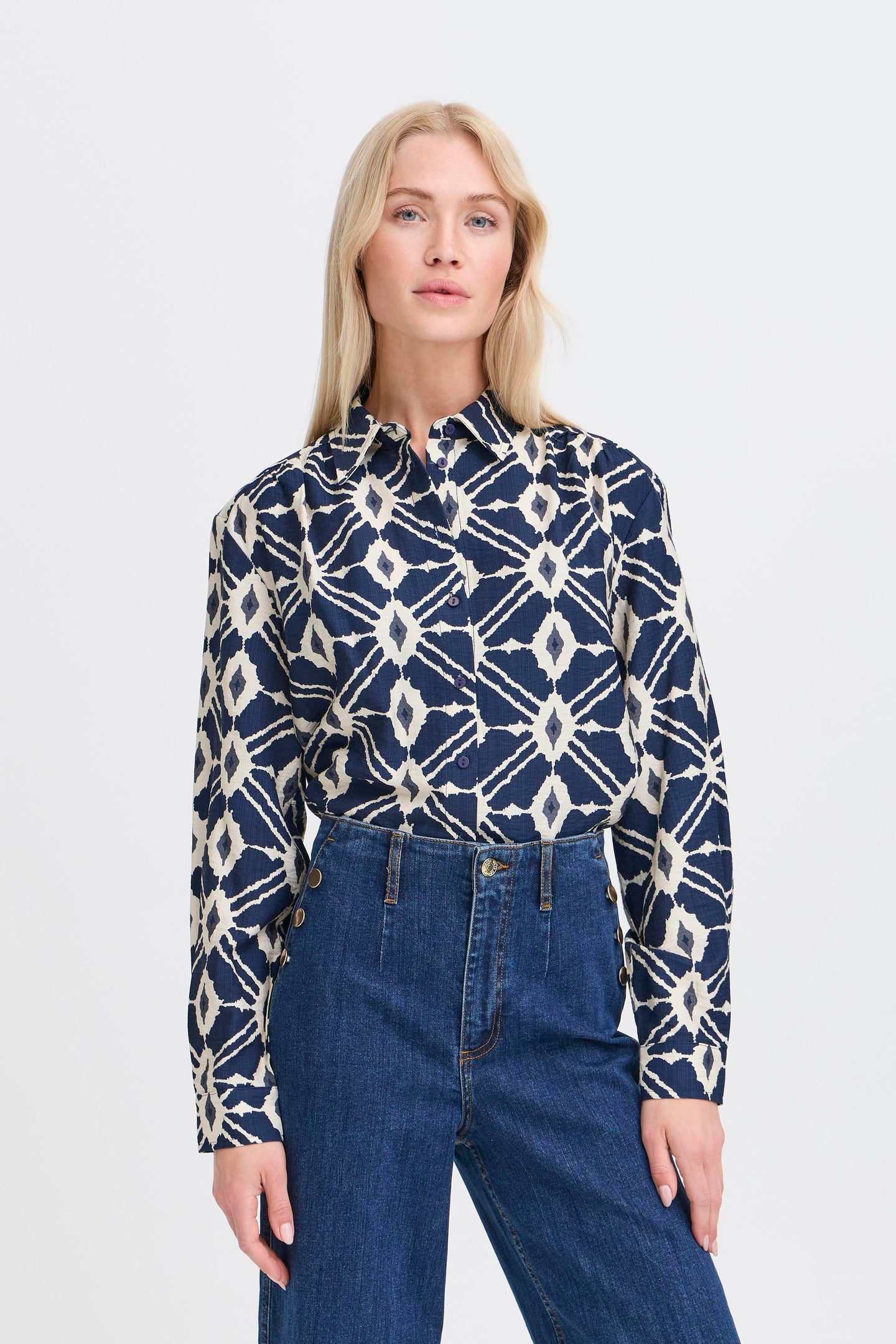B.young - Shirt Ikaia - Navy Blazer