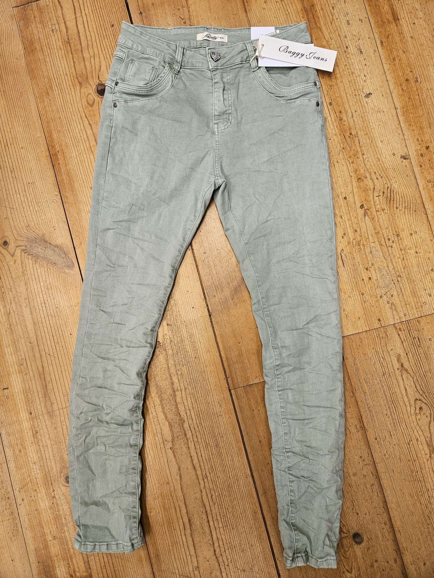 Jewelly Jeans - Twill Light Green