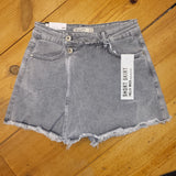 Hello Miss - Skort - Grey Denim