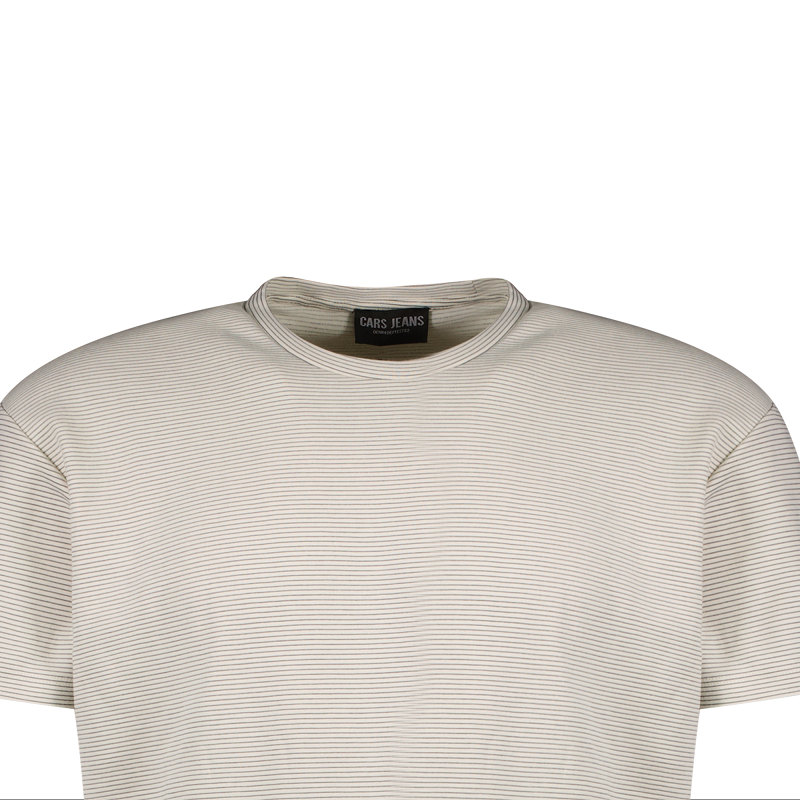 Cars Jeans - Tshirt Keller - Stripe Off White
