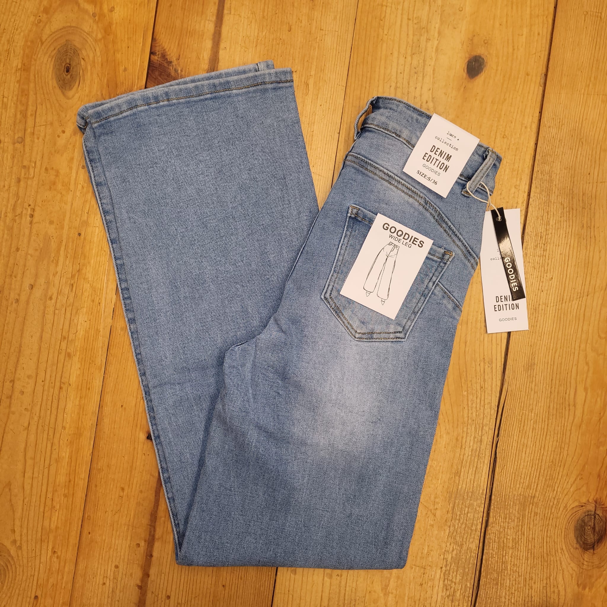 Goodies - Wide Leg - Stone Used