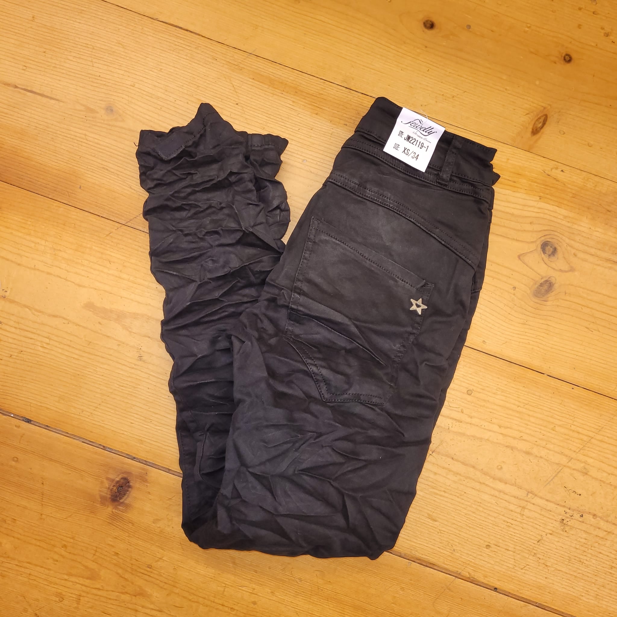 Jewelly Jeans - Black Twill