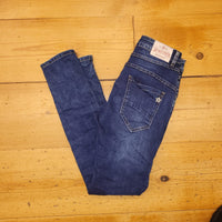 Jewelly Jeans - Dark Stone met sierknopen