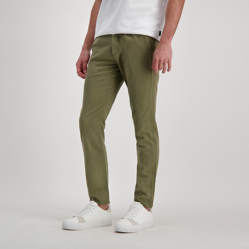 Cars Jeans - Linnen Pant Hozier - Olive