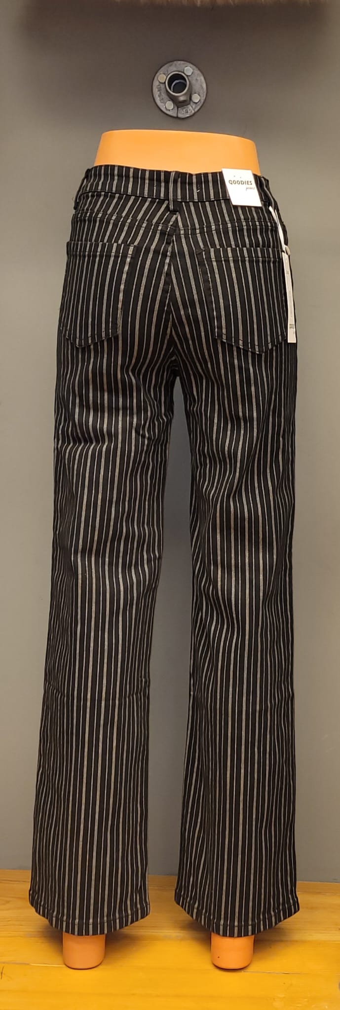 Goodies - Wide Leg - Streep Zwart