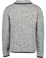 Blue Seven - Pullover Troyer - White Melange