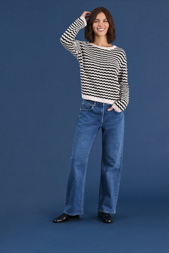 Blue Seven - Pullover - Black