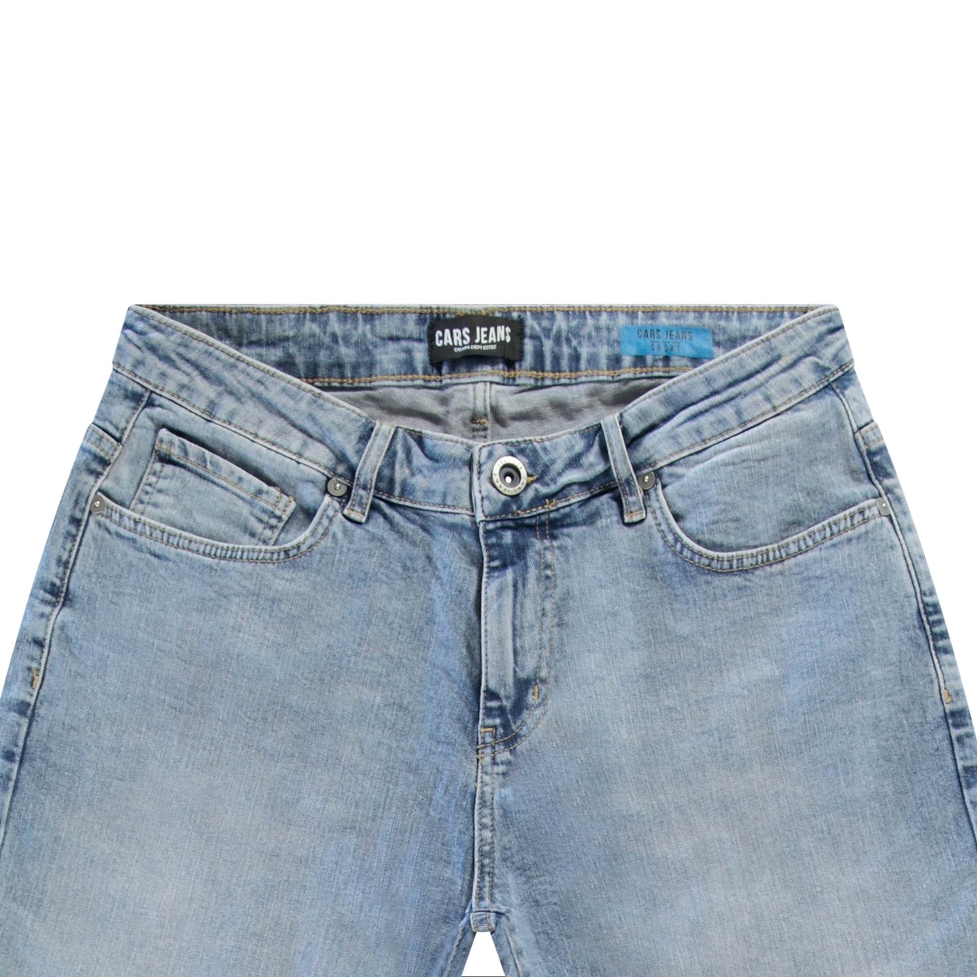 Cars Jeans - Denim Short Heston - Stone Used