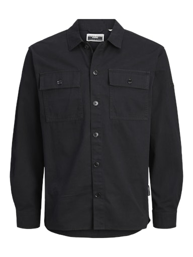 Jack & Jones - Overshirt Grid - Black