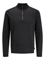 Jack & Jones - Knit Mace Half Zip - Black