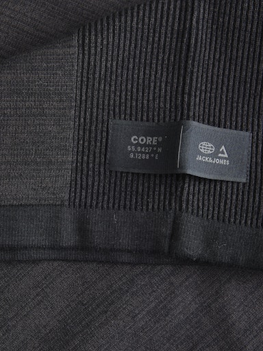Jack & Jones - Knit Mace Half Zip - Black