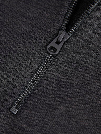 Jack & Jones - Knit Mace Half Zip - Black