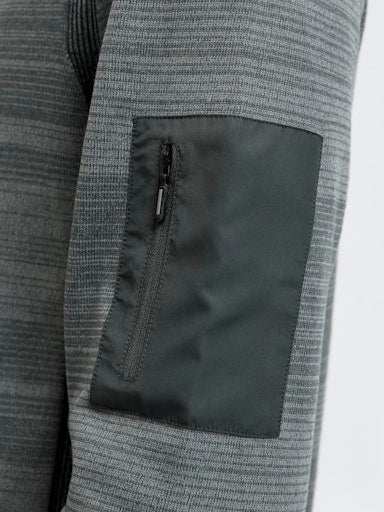 Jack & Jones - Knit Mace Half Zip - Urban Chic (Grijs)