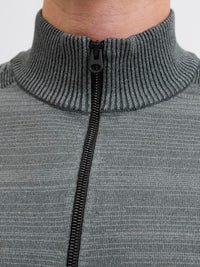 Jack & Jones - Knit Mace Half Zip - Urban Chic (Grijs)