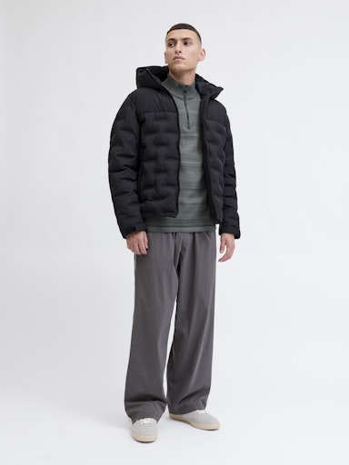 Jack & Jones - Knit Mace Half Zip - Urban Chic (Grijs)